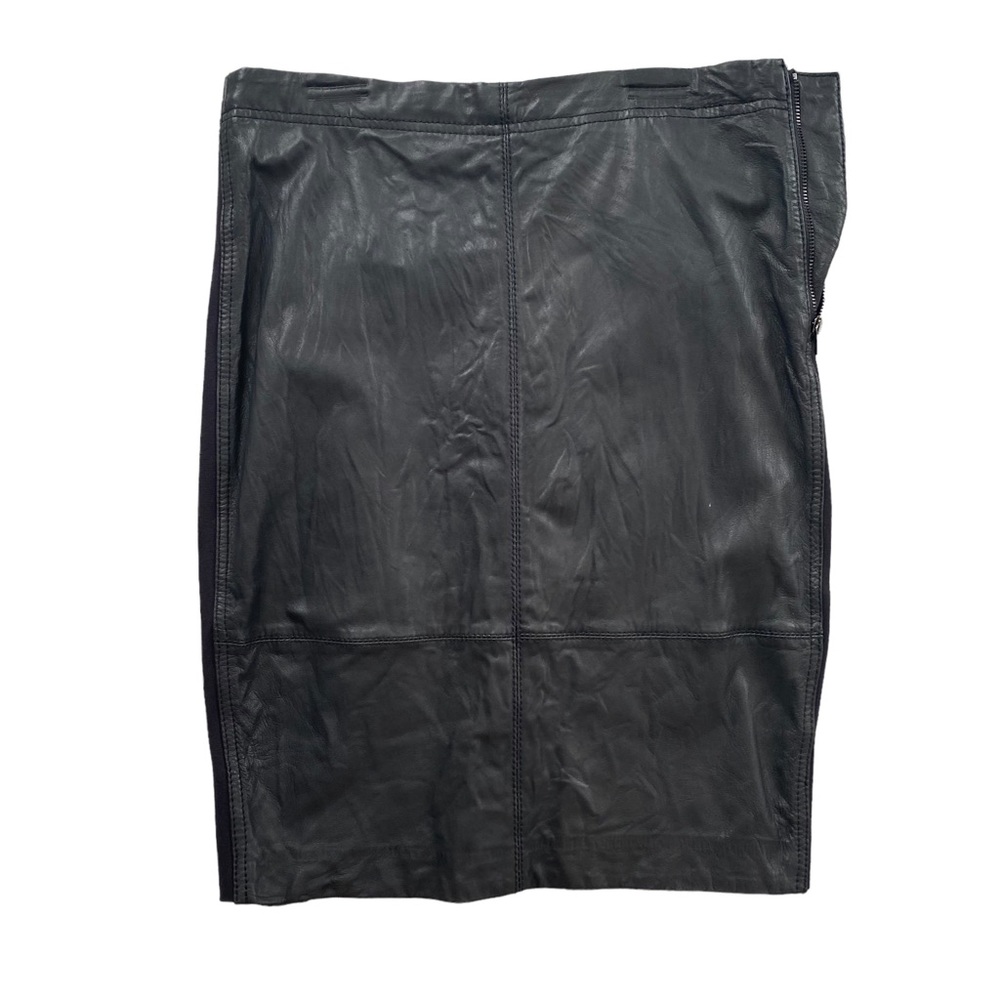 Marciano Black Faux Leather Mini Skirt - Size 4